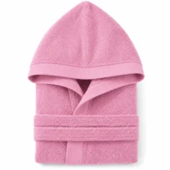 Accappatoio con cappuccio Elegant Rosa