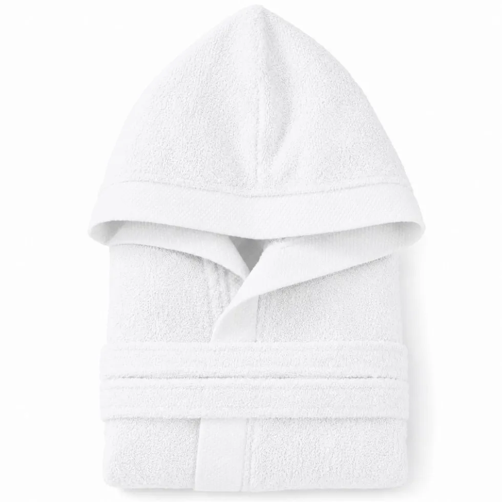 Accappatoio con cappuccio Elegant Bianco