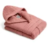 Accappatoio Con Cappuccio in Spugna Boutique Rosa