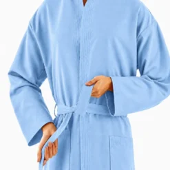 Accappatoio in Microfibra azzurro