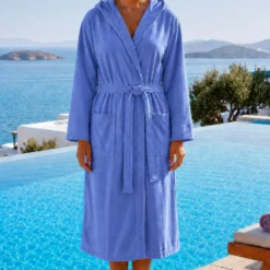 Accappatoio in Microfibra Blu