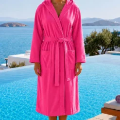 Accappatoio in Microfibra Fuxia