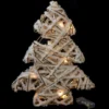 Albero Bianco/Oro con luci Led
