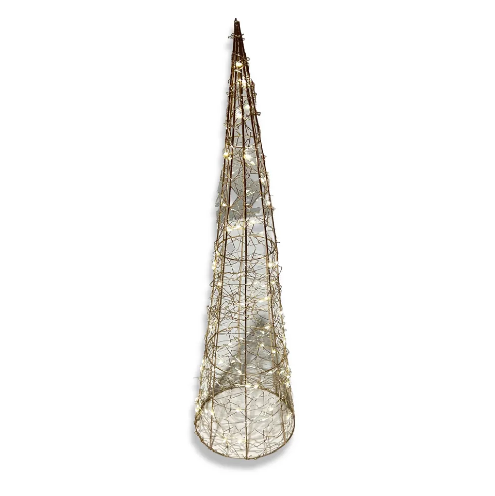 Albero Cono Supreme in Metallo Luci Led