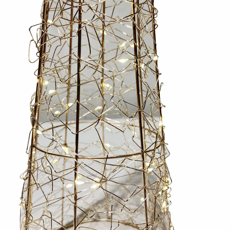 Albero Cono Supreme in Metallo Luci Led