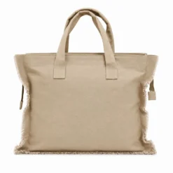 Borsa frange tortora