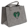 Borsa in pannolenci Renna Verde