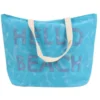 Borsa mare in Tessuto Bria Azzurro