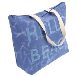 Borsa mare in Tessuto Bria Blu