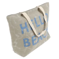 Borsa mare in Tessuto Bria Verde Militare