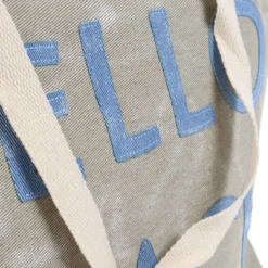 Borsa mare in Tessuto Bria Verde Militare