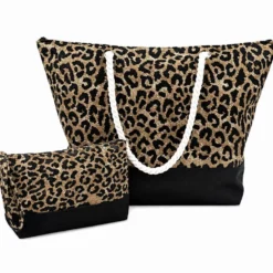 Borsa Mare in tessuto Leo