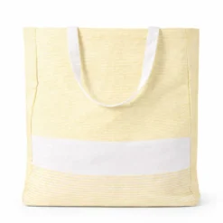 Borsa Portabiancheria Righe Giallo