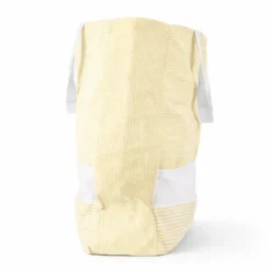Borsa Portabiancheria Righe Giallo