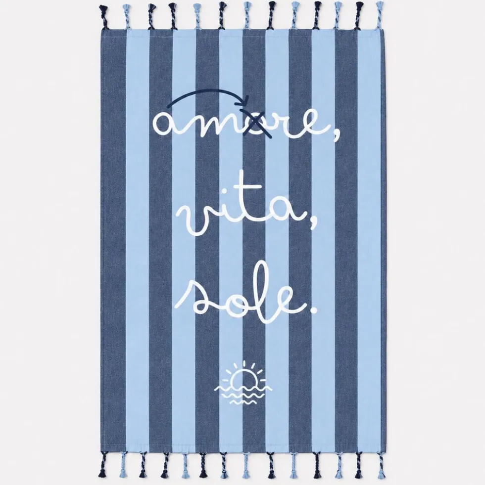 Borsa Spiaggia Amore Mare Blu