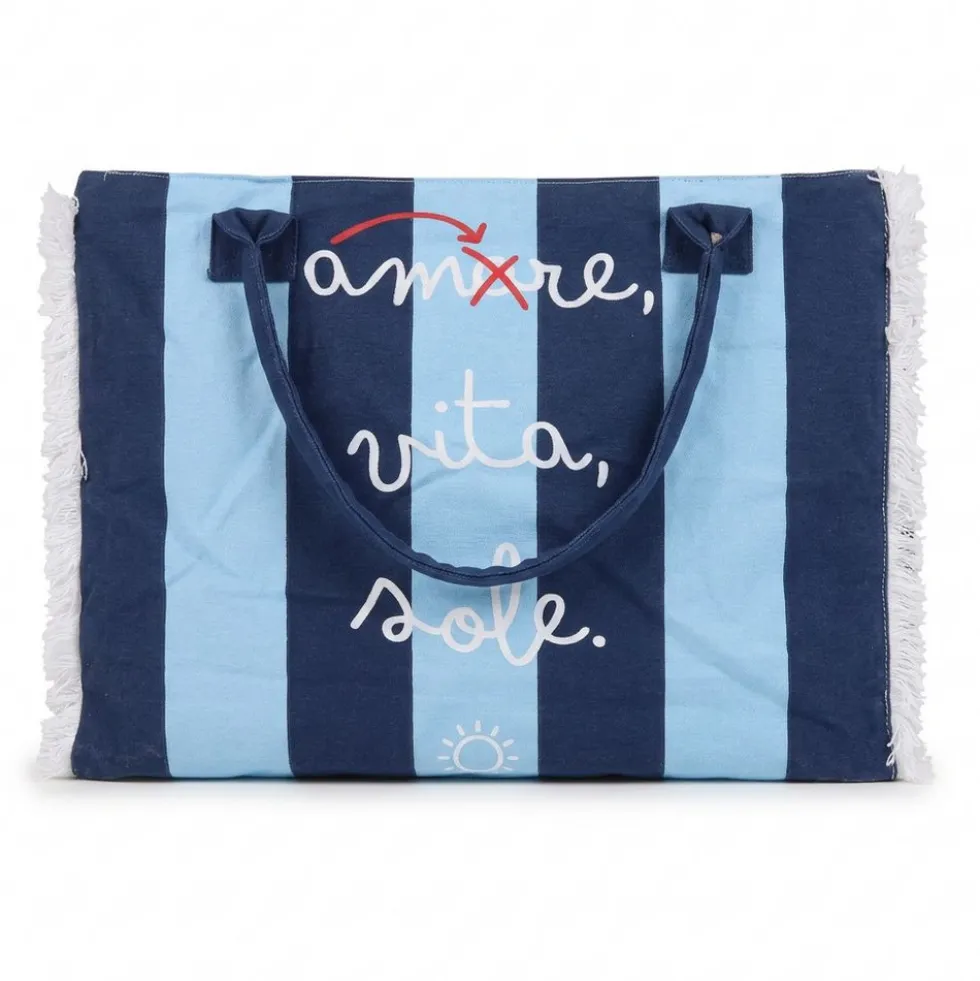 Borsa Spiaggia Amore Mare Blu