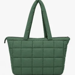 Borsa Tote trapuntata puffer Louise Verde