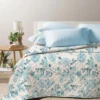 Boutis copriletto Alys Azzurro piazza e mezzo