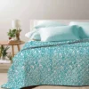 Boutis copriletto mersin corallo tiffany piazza e mezzo