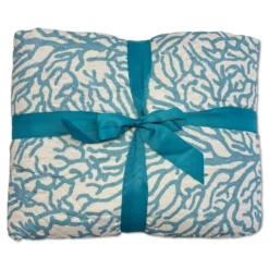 Boutis copriletto mersin corallo tiffany piazza e mezzo