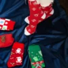 Calze Natalizie in Scatola Regalo Alberelli