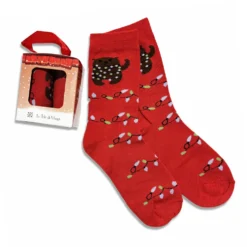 Calze Natalizie in Scatola Regalo Lucine