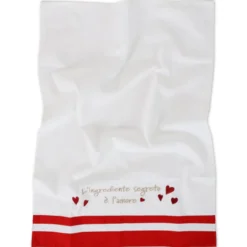 Canovaccio cotone ricamato Ingrediente Segreto Amore