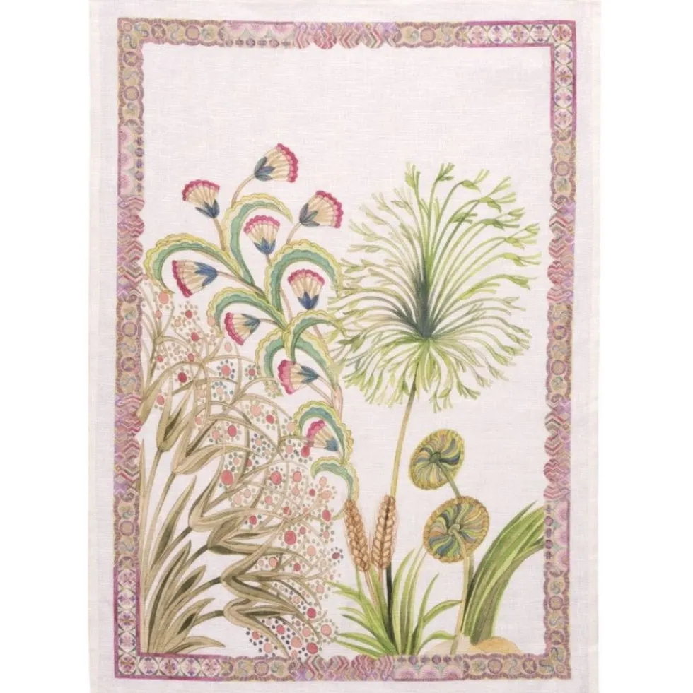 Canovaccio Tessitura Toscana Papyro Green 100% Lino