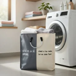 Cesta Laundry 2 scomparti Alina