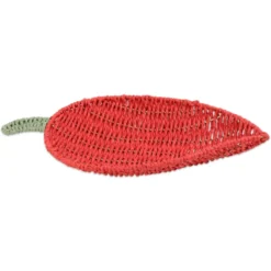 Cestino in Metallo e Carta Peperoncino