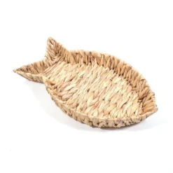 Cestino Pesce in Banano intrecciato grande