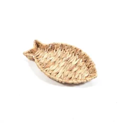 Cestino Pesce in Banano intrecciato piccolo