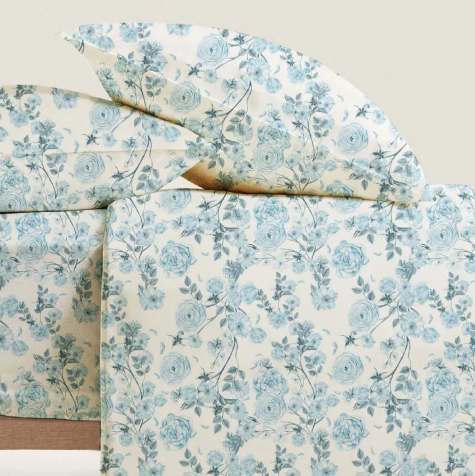 Completo Lenzuola Alys Blu Singolo