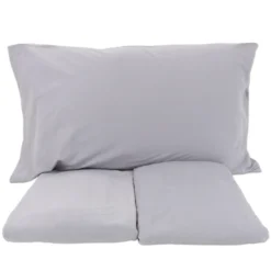 Completo Lenzuola Antigua Jersey no stiro Grigio Singolo