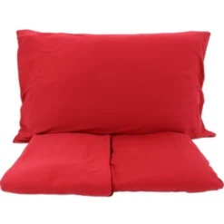 Completo Lenzuola Antigua Jersey no stiro Bordeaux Singolo