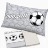 Completo Lenzuola Calcio Grigio Singolo