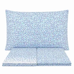 Completo Lenzuola Caleffi Gipsy Bluette Matrimoniale