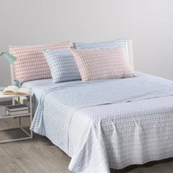 Completo Lenzuola Caleffi Smart Fuxia Matrimoniale