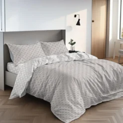 Completo Lenzuola catena beige Singolo