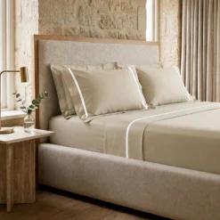 Completo Lenzuola CREOLE Corsica Sabbia Matrimoniale