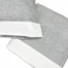 Completo Lenzuola CREOLE Riga Grigio Matrimoniale