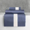 Completo Lenzuola CREOLE Washington Blu Matrimoniale