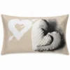 Completo Lenzuola Cuori appesi beige Piazza e mezzo