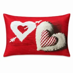 Completo Lenzuola Cuori appesi rosso Matrimoniale