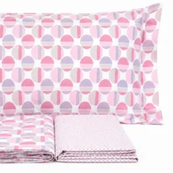 Completo Lenzuola Disco Rosa Singolo