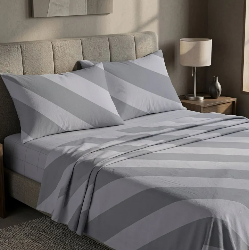 Completo Lenzuola Elite Grigio Piazza e mezzo
