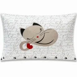 Completo Lenzuola Gattini beige Matrimoniale
