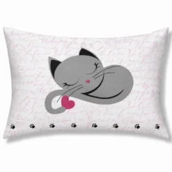 Completo Lenzuola Gattini lilla Singolo