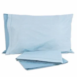 Completo Lenzuola Giusy Cavalieri Elegance Azzurro Matrimoniale VAR. 201