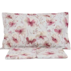 Completo Lenzuola Helvia Rosa Matrimoniale